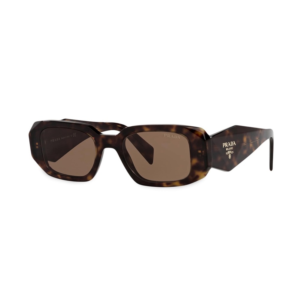 Prada Runway Geometric Frame Sunglasses SPR17W